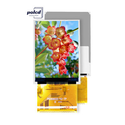 kualitas  Polcd 300 Brightness 240X320 2.8 Inch Lcd Tft Display ILI9341V Medical LCD Display pabrik