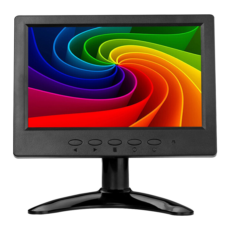 Polcd Industrial 7 Inch Embedded Waterproof Touch Screen Panel Monitor HDMi Plastic Case