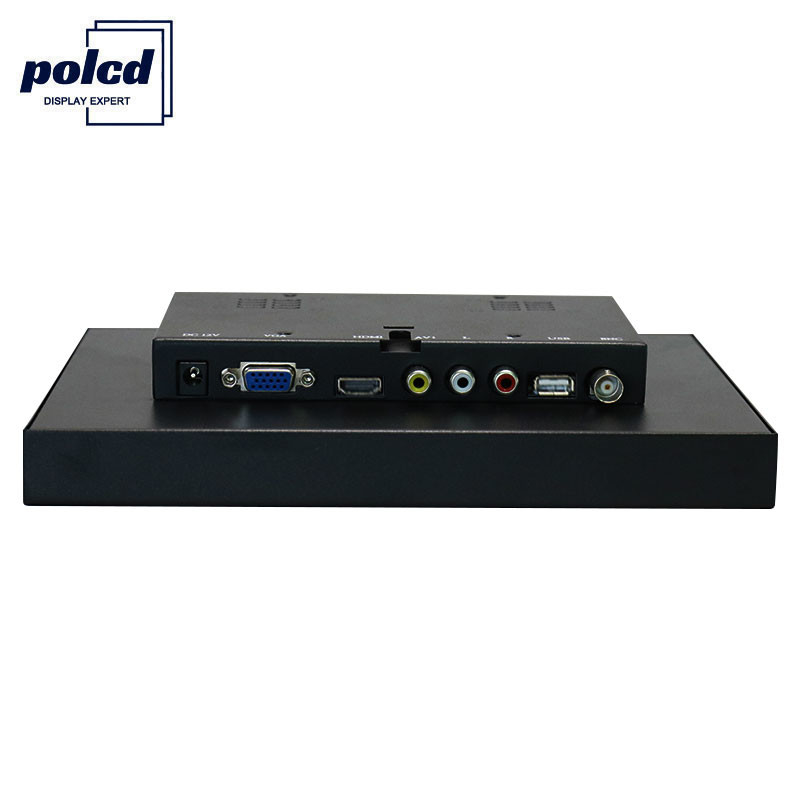 Polcd Kustomisasi 8 Inch IPS Panel Metal Case Industrial LCD Monitor Open Frame