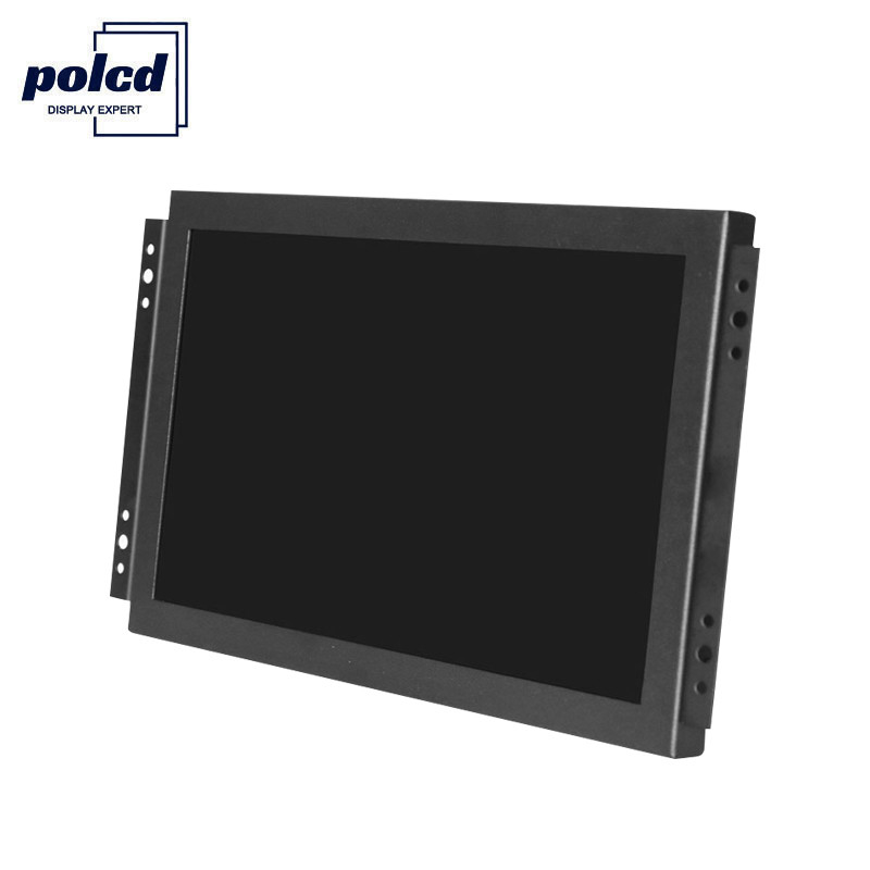 Polcd 10.4 Inch Kustom LCD LED Display VGA Open Frame Monitor Untuk Industri