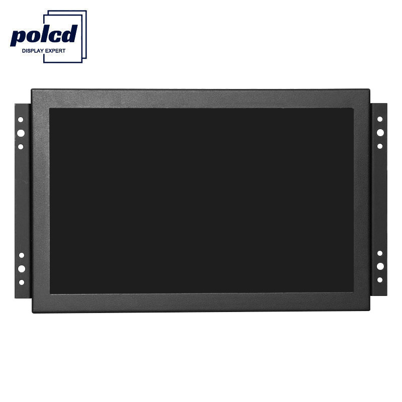 Polcd 10.4 Inch Kustom LCD LED Display VGA Open Frame Monitor Untuk Industri
