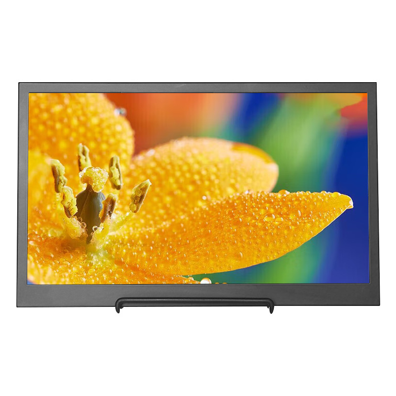 Polcd VGA HDMI Black Monitor LCD Portabel Resolusi Tampilan Layar LED Inci Kustom