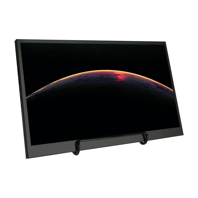Polcd VGA HDMI Black Monitor LCD Portabel Resolusi Tampilan Layar LED Inci Kustom