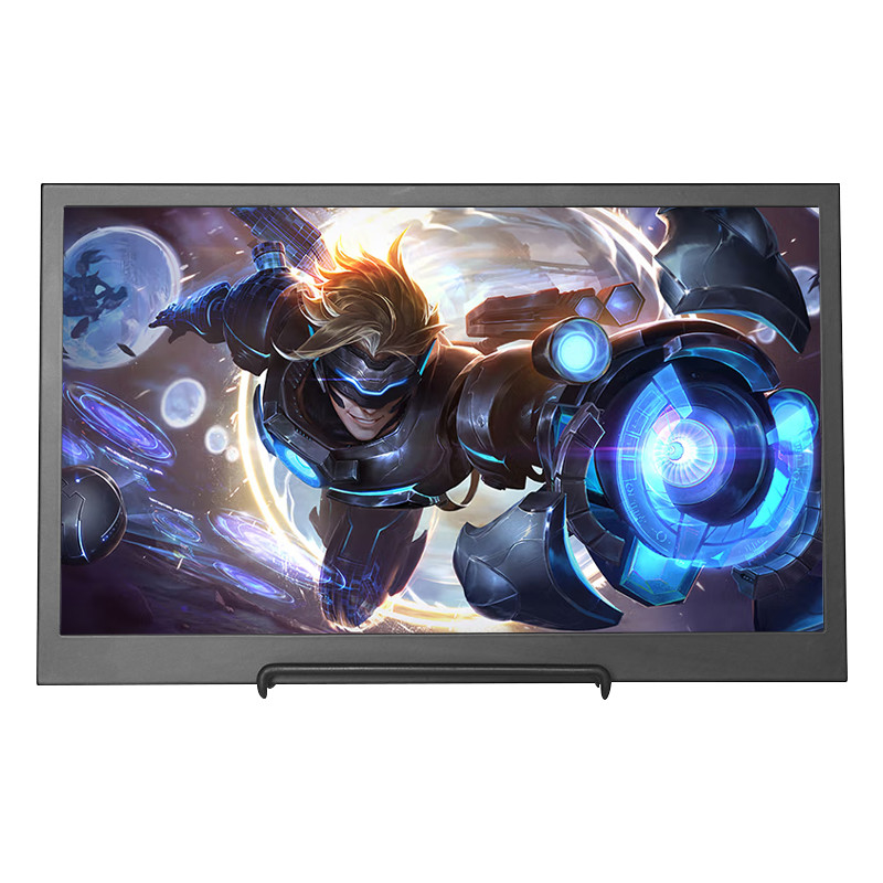 Polcd Plastic Case 15.6 Inch 1080P 4K IPS LED Monitor Komputer Portabel Untuk Gaming