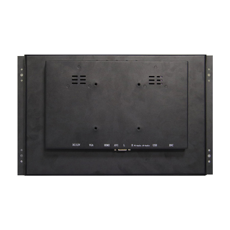 Polcd 13.3 Inch Metal Case Monitor LCD Industri Bingkai Terbuka Layar Sentuh VGA HDMI