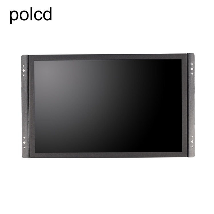 Polcd 14 Inch Full HD 1920x1080 Kasus Logam Monitor LCD Industri Dengan Bingkai Terbuka