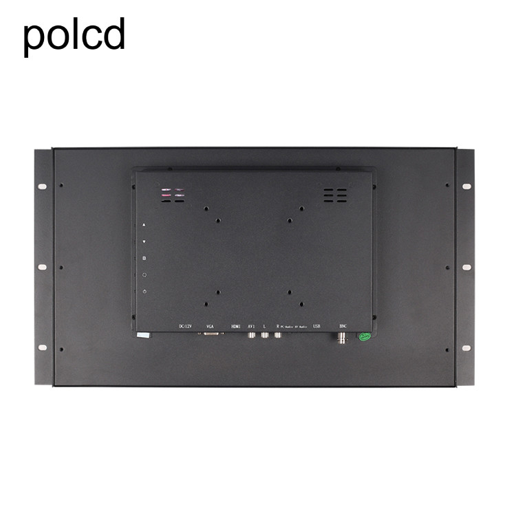 Rak Bingkai Logam PC Memasang Bingkai Terbuka Monitor Sentuh Resistif Panel Industri 18,5