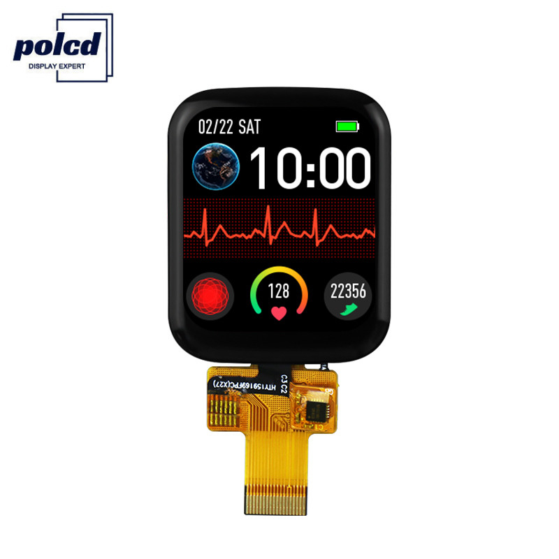 Polcd 1.69 Inch 240x240 Ips Lcd ST7789V Layar Sentuh Lcd Kecil 4 Baris SPI