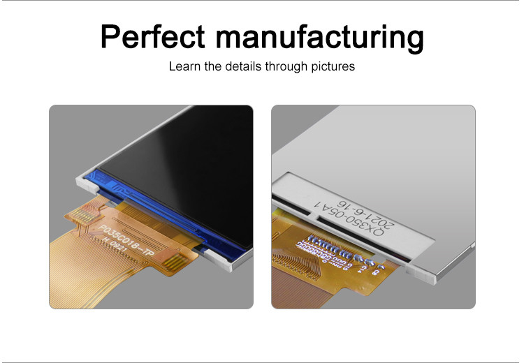 3.5 inci LCD Panel Modul 320x480 RGB Spi Interface Full Color Tft Lcm Tampilan Polcd