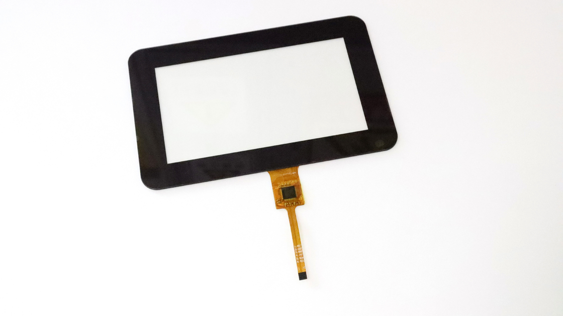 IIC Polcd Lcd Touch Panel Custom 4.3 Inch Square Sensitivitas Tinggi G+G Ctp
