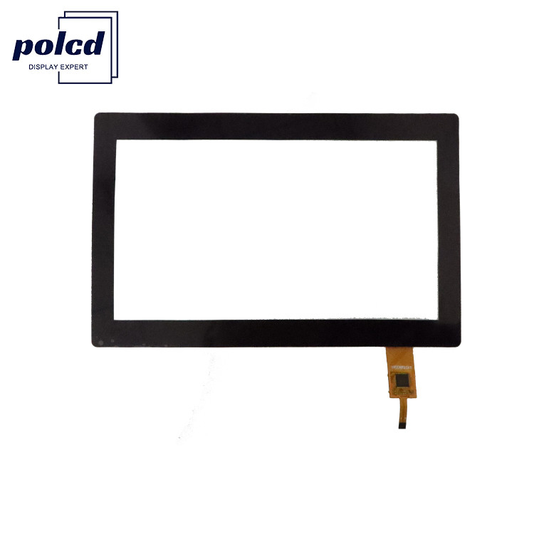 7 Inch Multi Touch Custom Capacitive Touch Panel Anti Blue Light Kaca Waterproof Polcd