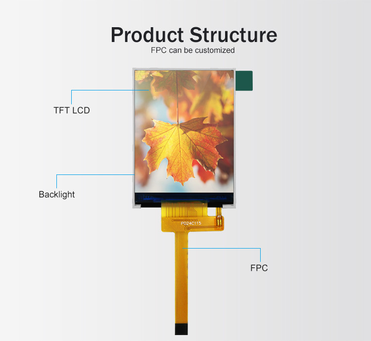 Polcd RoHS 2.4 Inch Lcd Tft Display ST7789V3 Modul LCD TFT 4 Kawat SPI