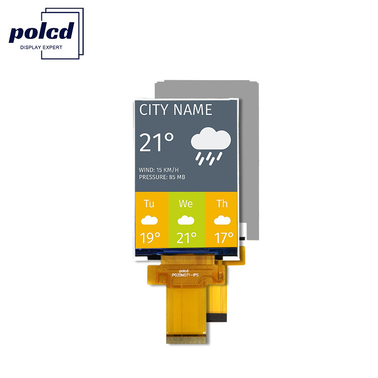 3.5 Inch Industrial Equipment Tft Color Lcd Module Ips Mcu Spi Antarmuka