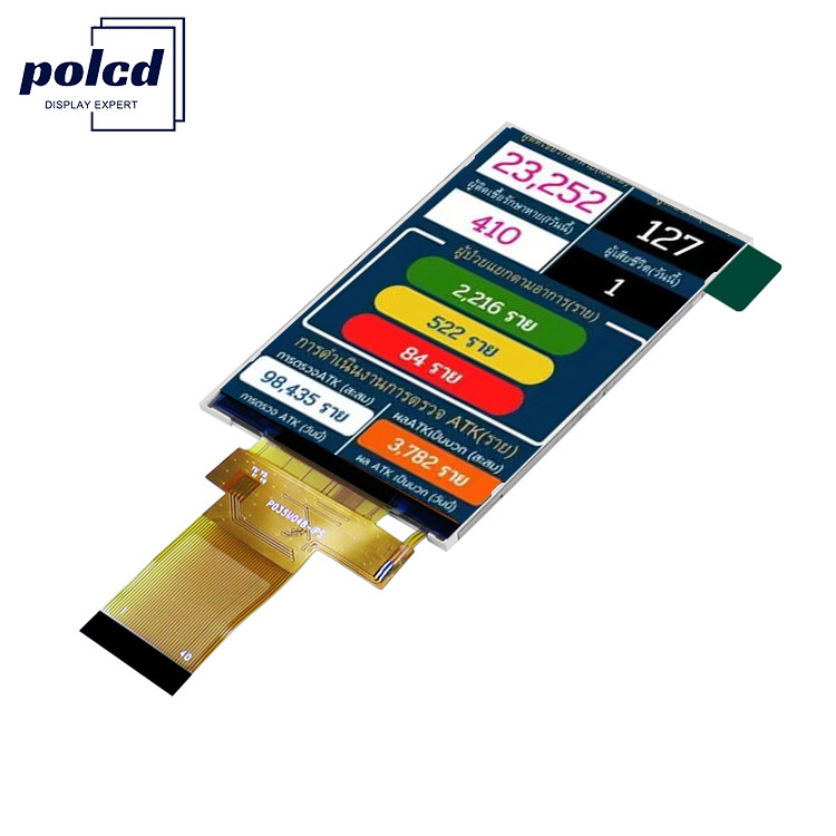320x480 3,5 Inch Tft Lcd Display 18 Bit Parallel Rgb Interface Ukuran Kecil