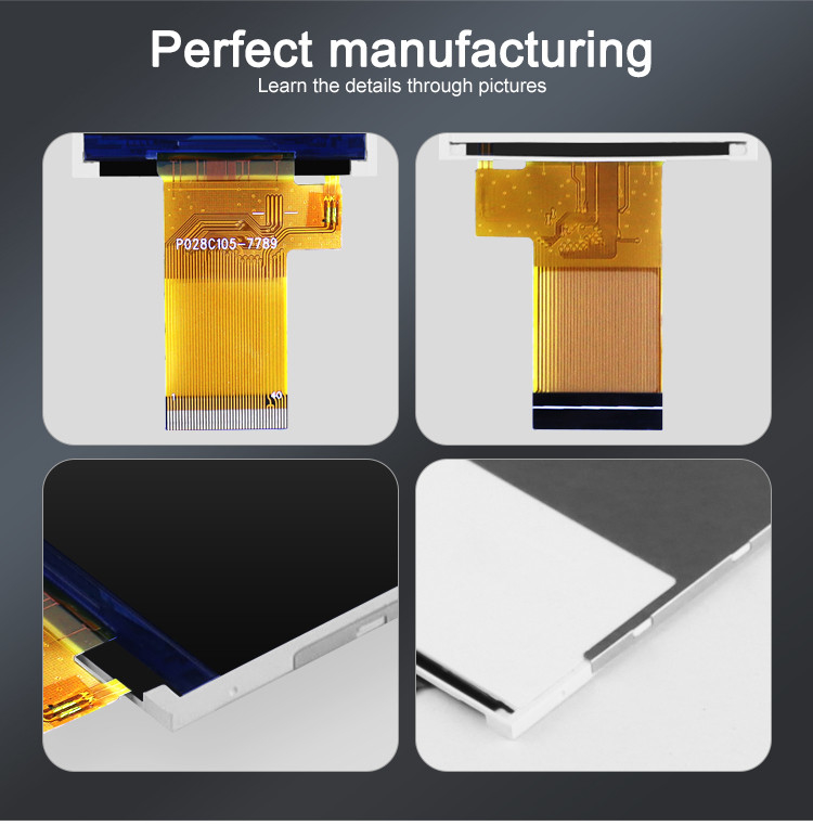 Mcu 37 Pin 2.8 Inch Touch Screen Lcd Display Module Dengan Resistance Touch