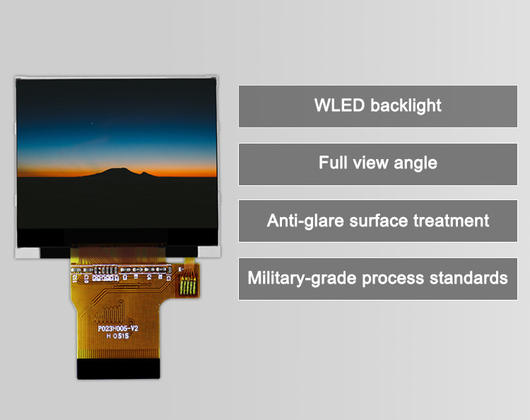 Polcd Warna 262K 2.31 Inch Square Screen 300 Nit 320x240 tft tampilan LCD