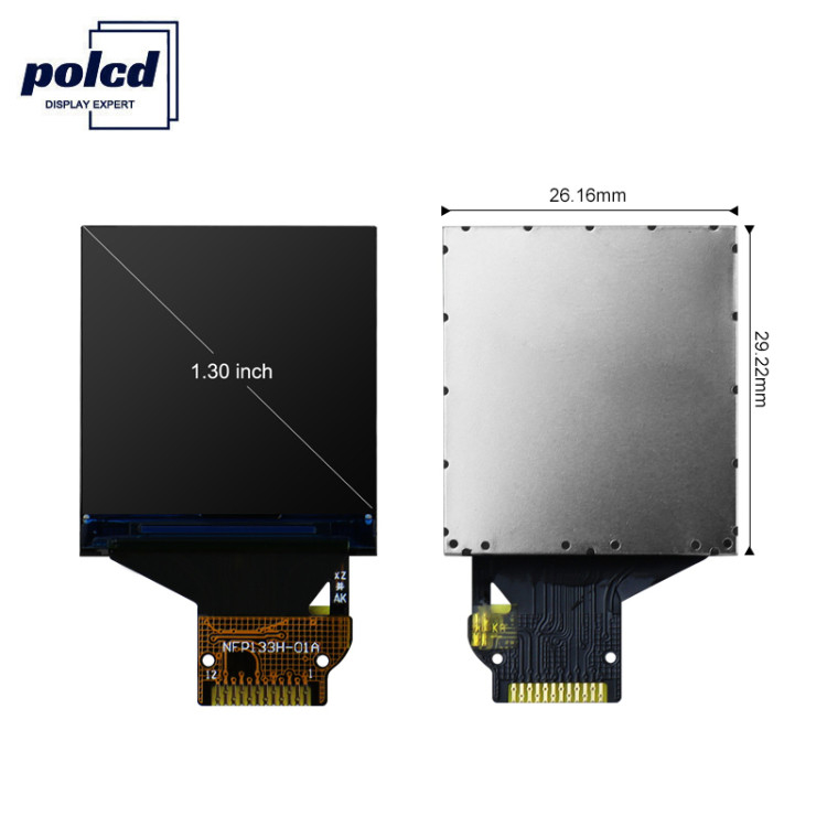 Polcd 350 Nit 240x240 St7789v Layar LCD TFT 1,33 Inci 4 Kawat SPI Hitam