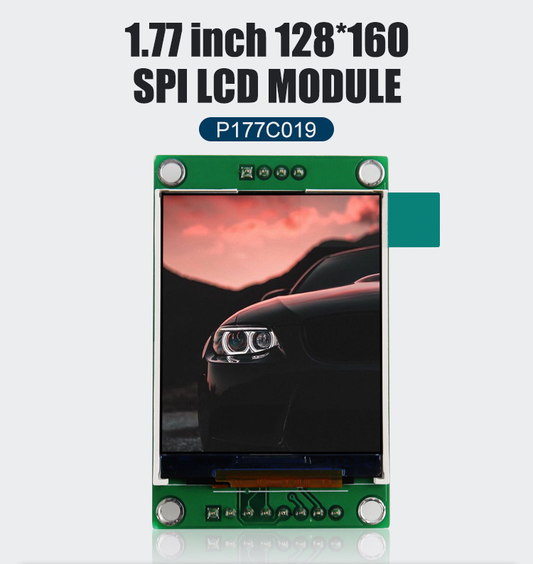 Polcd ST7262 1.77 Inci 24 Bit Lcd 128X160 Layar Sentuh TFT 300 Nit