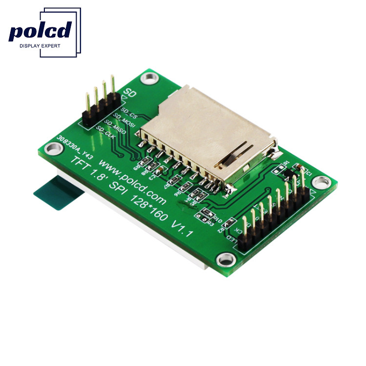 Polcd ST7262 1.77 Inci 24 Bit Lcd 128X160 Layar Sentuh TFT 300 Nit