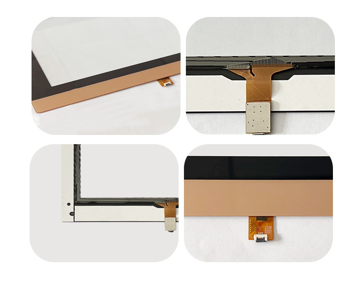 Polcd Custom 10,1 inci CTP 16:9 GT911 GG Layar Sentuh Kaca Transparan Panel Sentuh Kapasitif