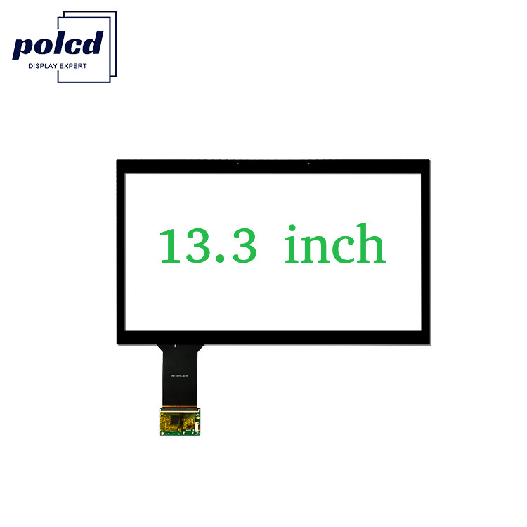 Polcd 13,3 inci Kaca Multi Points Touch Panel Waterproof CTP ILI2511 GG Capacitive Touchscreen
