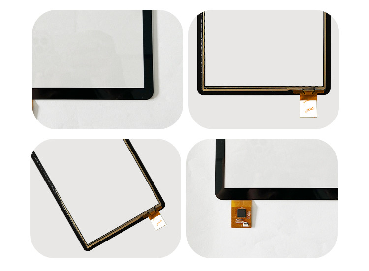 Polcd 10,1 inci GT9271 Square Shape Glass 800x1280 Kapasitif Panel Layar Sentuh Untuk Otomotif Industri