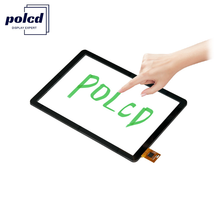Polcd 10,1 inci GT9271 Square Shape Glass 800x1280 Kapasitif Panel Layar Sentuh Untuk Otomotif Industri