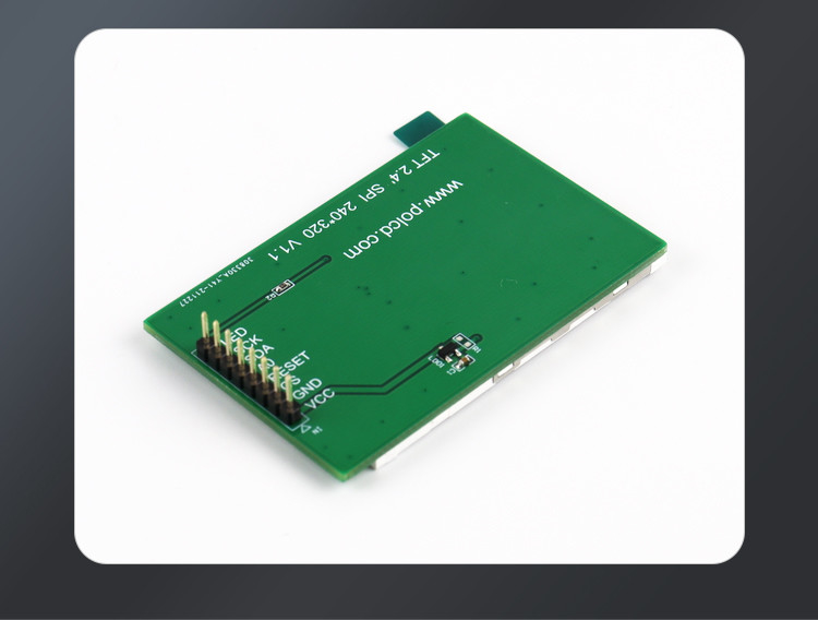Polcd ISO9001 2.4 Inch Tft Layar Sentuh Tft Monitor 12 0'CLOCK