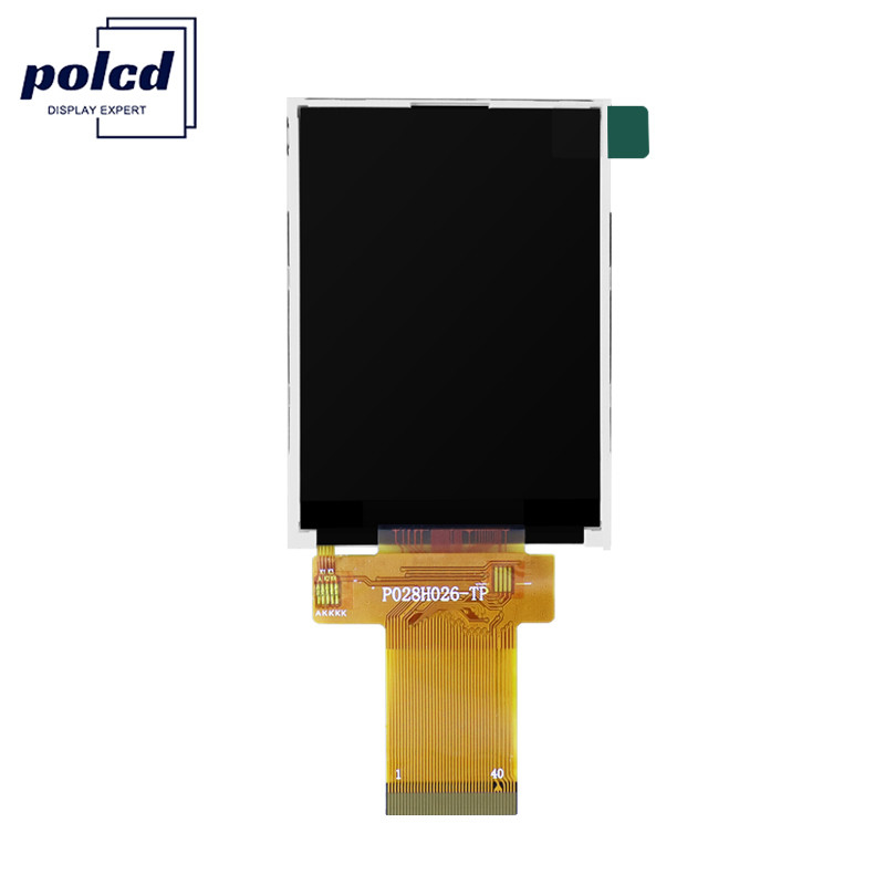 Polcd 12 0'CLOCK 240x320 2.8 Inch Ili9341v 16 Bit Layar Sentuh TFT