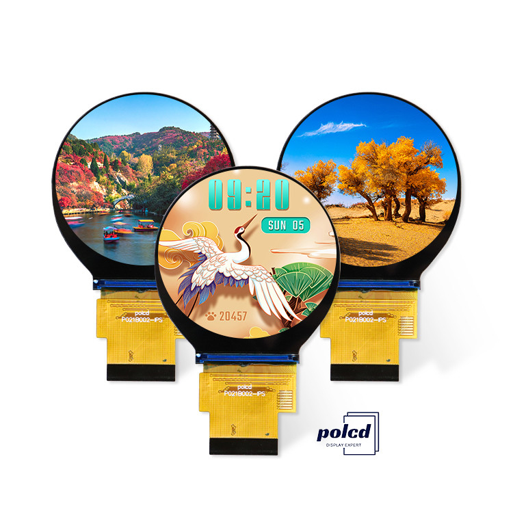 Polcd 480*480 2,1 inci Panel LCD Bulat ST7701S Drive Ic IPS All View Angle Round TFT Display Module