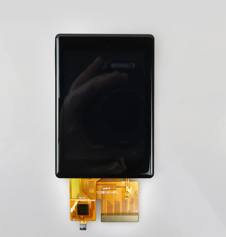 Polcd High Luminance 500nit 2,8 inci Lcd Screen 240x320 IPS semua sudut pandang CTP Capacitive Touch TFT Display