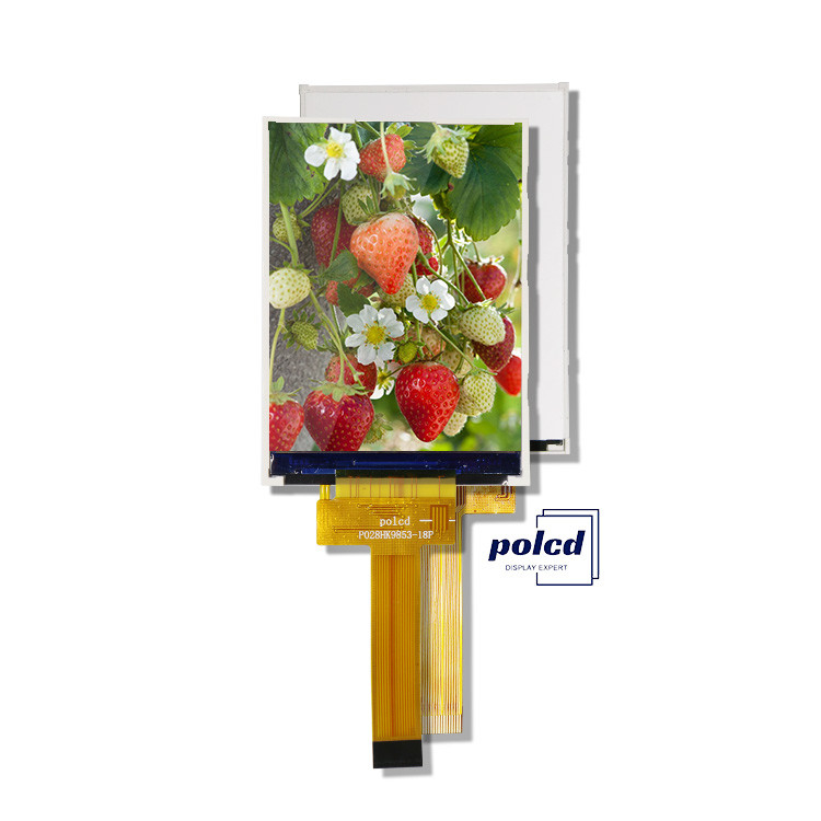 Polcd 2,8 inci 240x320 IPS TFT LCD Screen SPI JD9853 IC Semua sudut pandang bebas Panel Display Module