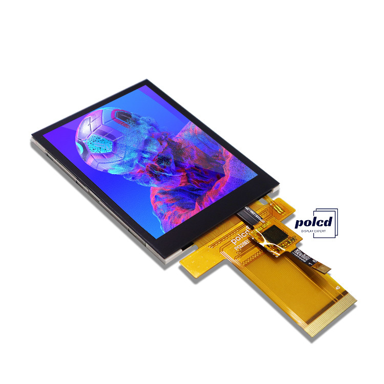 Polcd Tft RGB 2.8 Inci Pengendali Industri Panel Tampilan Warna Layar Sentuh Kapasitif Modul Lcd IPS