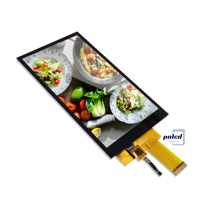 Antarmuka MIPI Polcd 5,5 Inci Panel Layar Warna Kecil Modul LCD TFT Layar Sentuh Kapasitif
