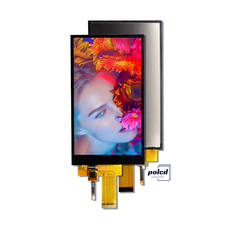 Antarmuka MIPI Polcd 5,5 Inci Panel Layar Warna Kecil Modul LCD TFT Layar Sentuh Kapasitif