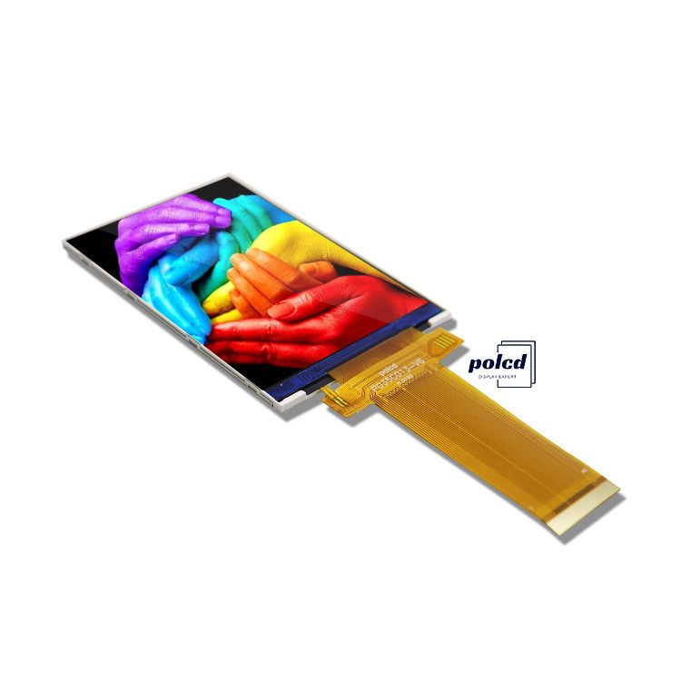 Polcd 3.5 Inch QVGA LCD Display dengan Resolusi 320x480 MCU SPI Interface Touch Panel 3.5 