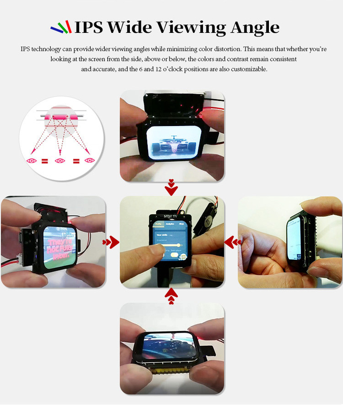 Polcd 1.69 Inch Touch Screen Lcd Display 240x280 antarmuka SPI Modul TFT kecil