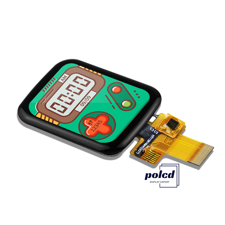 Polcd 1.69 Inch TFT Layar Sentuh Multi Kapasitif 4 Baris SPI 240x280 IPS Lcd