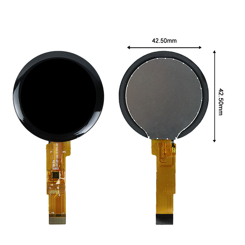 Polcd Bulat 240*240 1.28 1.3 Inch touch Tft Lcd Display SPI Interface GC9A01 Driver IC IPS Screen