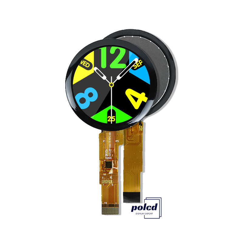 Polcd Bulat 240*240 1.28 1.3 Inch touch Tft Lcd Display SPI Interface GC9A01 Driver IC IPS Screen