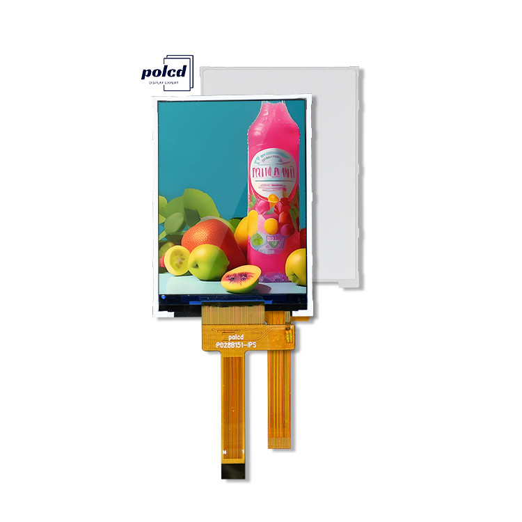 Polcd Produsen 2,8 inci matriks 240x320 TFT Tampilan 20 Pin FPC LCM ST7789 Modul LCD