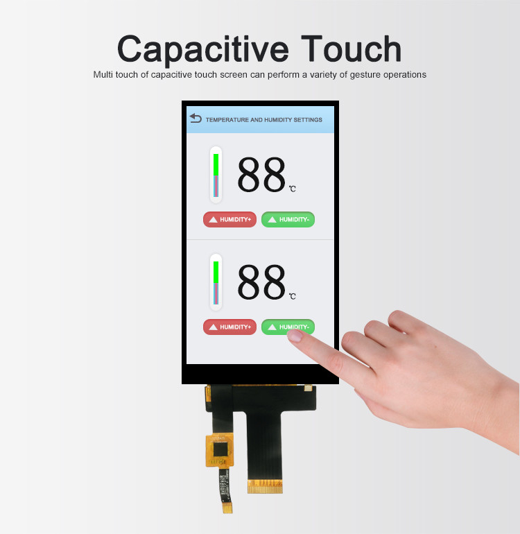 Pocld 5 inci TFT Modul 720 * 1280 resolusi MIPI antarmuka 30pin TFT LCD Display Dengan Kapasitif Panel Sentuh