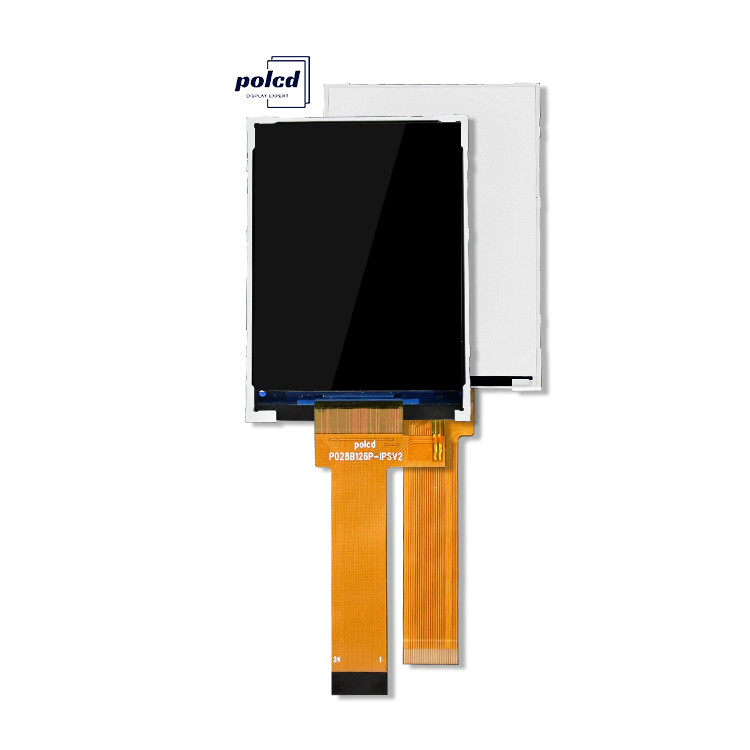 Polcd 2,8 Inch LCD Screen 240x320 MCU Interface Wide View Angle TFT Transflective LCD Module dengan ST7789P3-G6