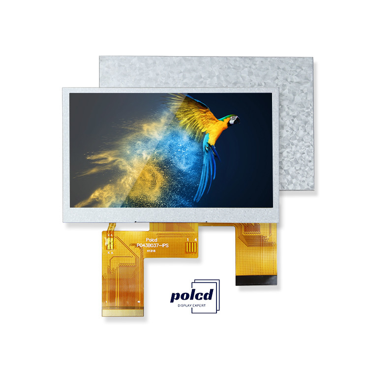 Polcd 4.3 Inch 400 Kecerahan 480x272 LCD IPS Screen NV3041A ic MCU SPI Interface TFT Display