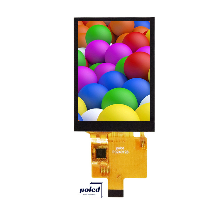 Polcd 2,4 inci Transmissive 240x320 kecerahan 260 driver ic ST7789V Interface 4 Line serial TFT LCD