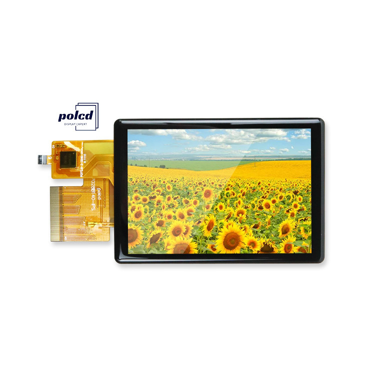 Polcd Kecerahan Tinggi 500nit 2,8 inci Layar LCD 240x320 RGB antarmuka IPS CTP Capacitive Touch TFT Display