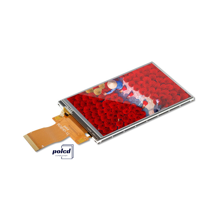 Polcd Custom 3.95 inci 320x480 Ips Tft Lcd RGB interface Modul Tampilan Kristal Cair dengan Sentuh