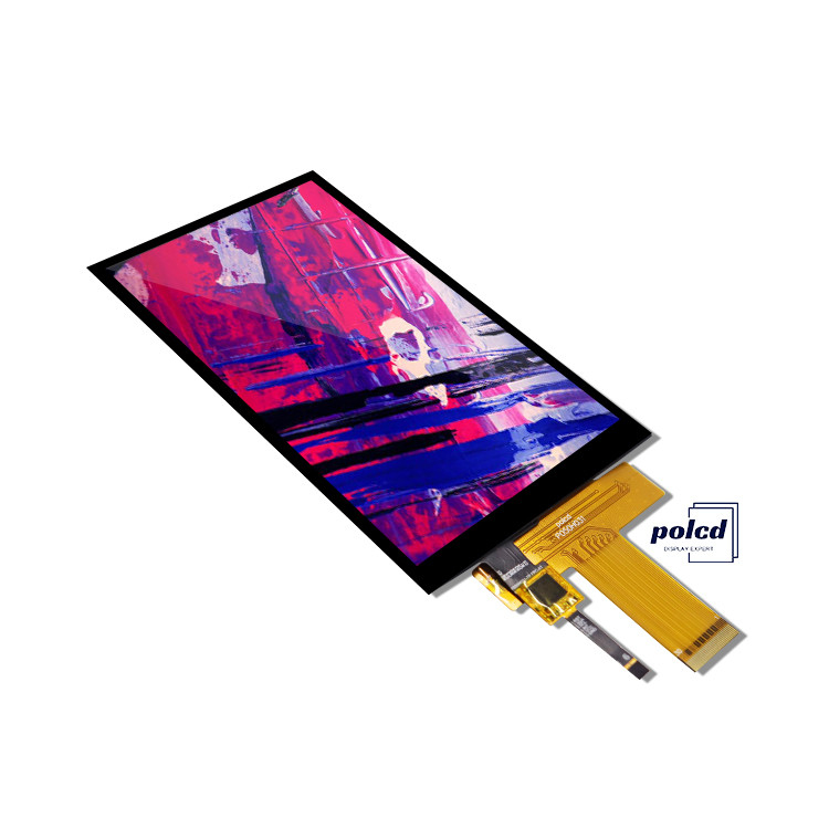 Polcd 5 inci TFT LCD Modul 720 * 1280 IPS View Angle Kapasitif Panel Sentuh LCD