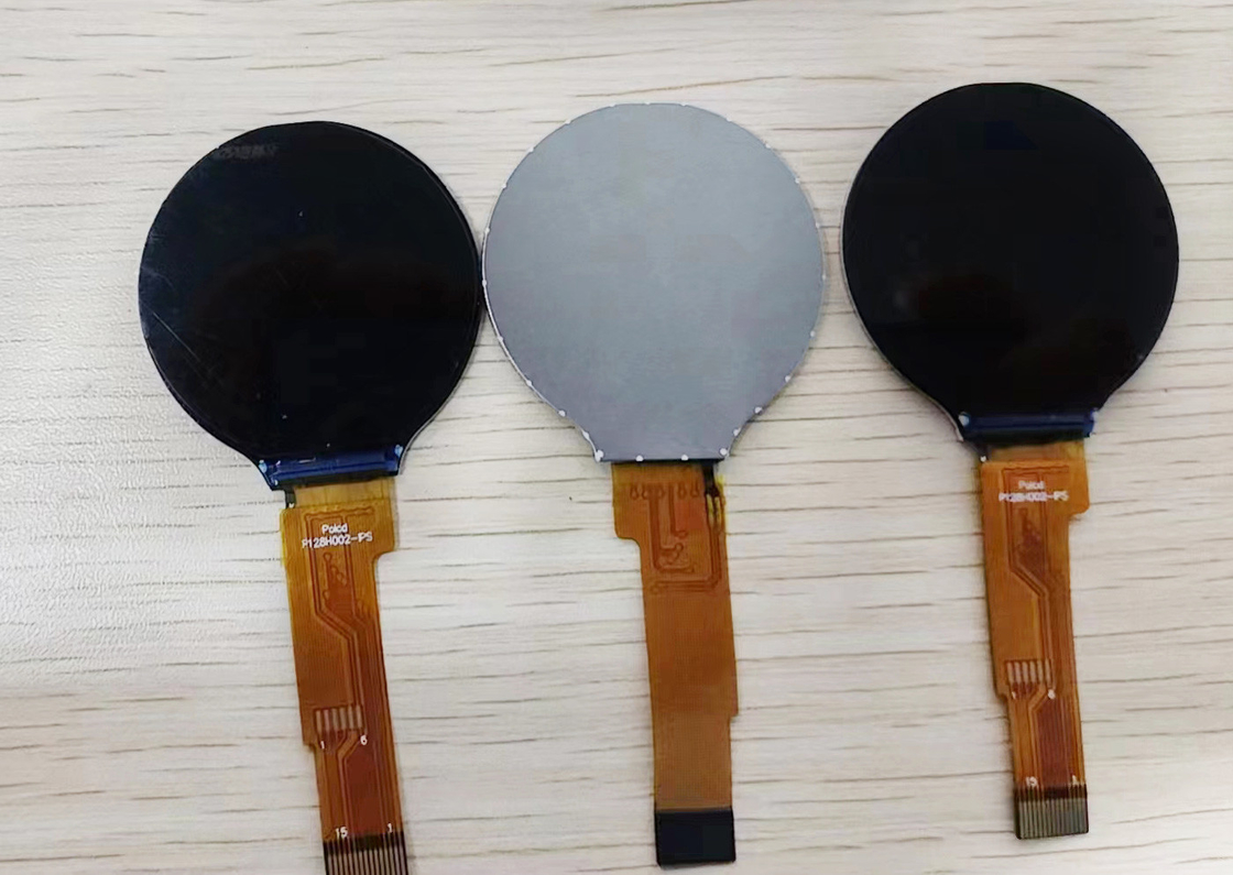 Polcd 1.28 Inch IPS LCD Sirkular 240xRGBx240 Resolusi Modul LCD TFT Disesuaikan untuk Jam Pintar