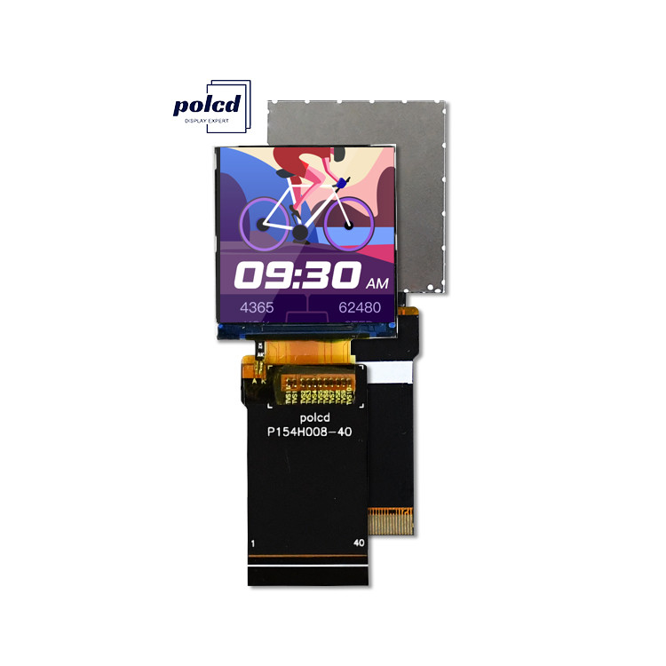 Polcd 1,54 Inch Liquid Crystal Display Module ST7789T3 Ic 240x240 Warna TFT IPS Layar LCD